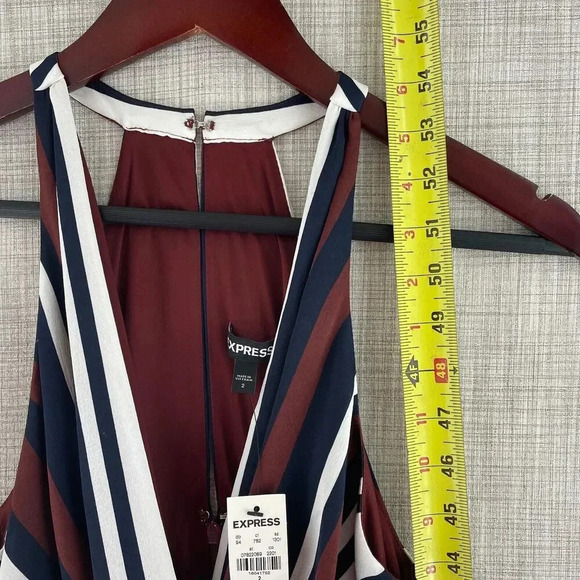 Express Romper striped Womens 2 NWT 3807 - Picture 5 of 10